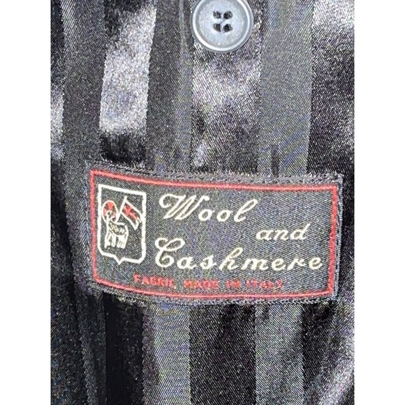 Mario Valente Cashmere And Wool Overcoat Men’s 44R Made In Italy - Picture 6 of 8